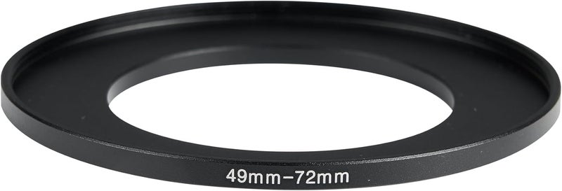 JOYTOLIN 49-72mm Metal Step-Up Ring Adapter Compatible with Mirrorless Cameras DSLR Lens, UV CPL ND Filter Thread Converter, Black - Image 2
